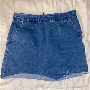 High waisted jean skirt / forever 21